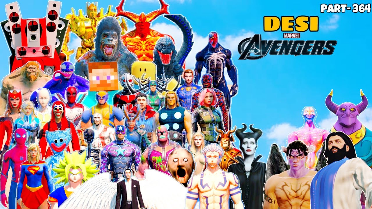 DESI Avengers Found HEAVEN GOD and Finally Beat DEVIL GOD with GOD QUEEN in GTA 5 | #364