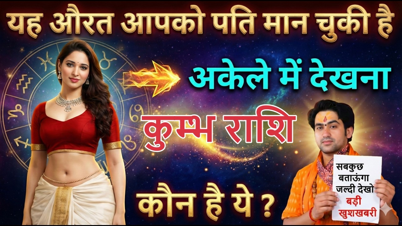 कुम्भ राशि यह औरत पति मान चुकी है जल्दी देखो बड़ी खुशखबरी kumbhrashi