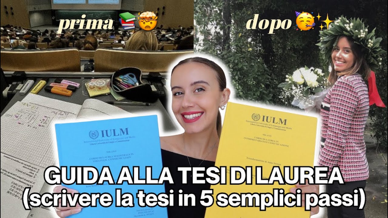 Come scrivere la Tesi di Laurea (triennale/magistrale) | Guida completa in 5 STEP!!