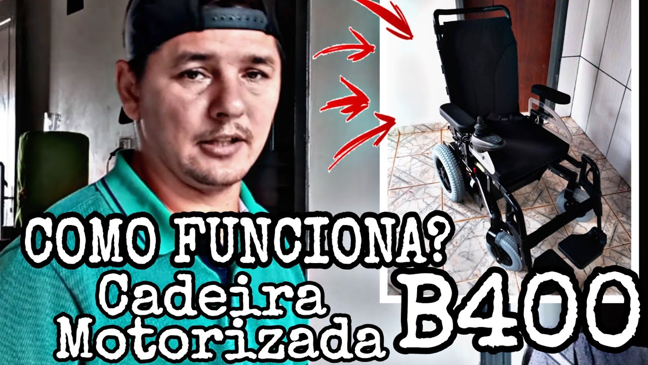 COMO FUNCIONA CADEIRA DE RODAS MOTORIZADA B400 | Suniga Cadeirante