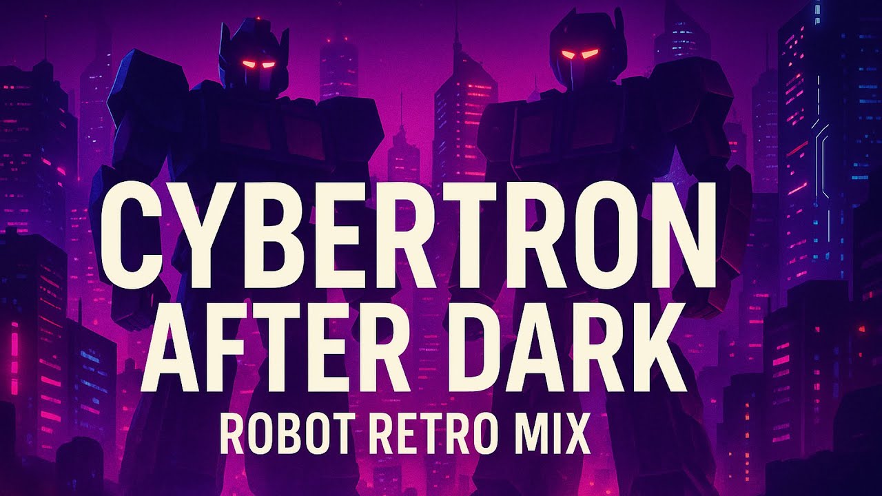 Cybertron After Dark | Epic Synthwave Robot Mix – Retro Sci-Fi Drive Music
