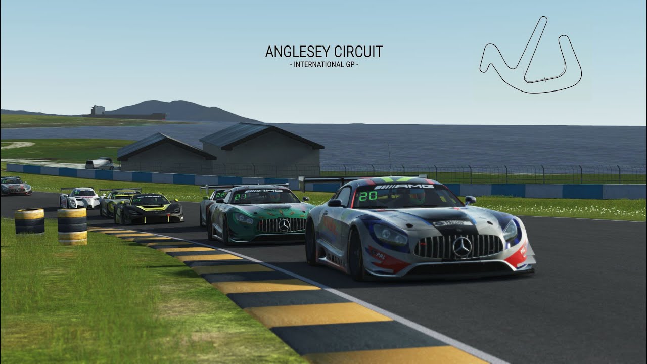 rFactor 2 - Anglesey Circuit International GP - Mercedes AMG GT3