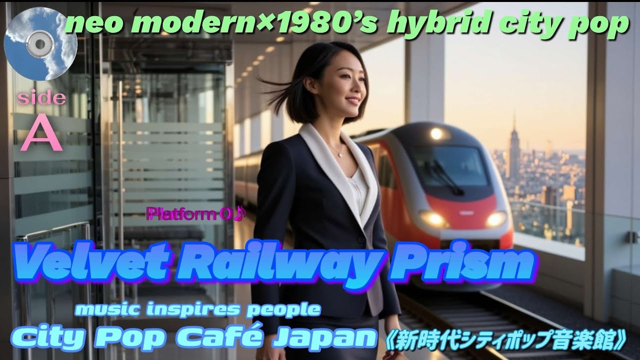 Velvet Railway Prism side A【鉄道に交差する恋の予感…】《neo modern × 1980’s hybrid city pop♪新時代シティポップ音楽館》