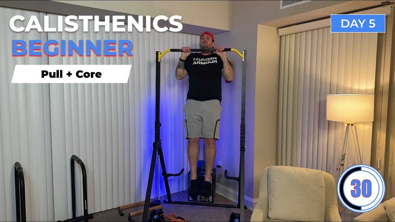 Workout #5 - Pull-Ups, Negatives & Short Tuck Front Lever (Serious Struggle & Beginner Adjustments)