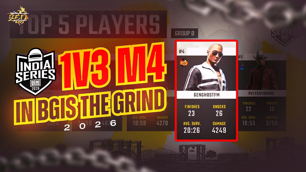 SOLO 23 FINISHES IN BGIS 2026 THE GRIND 🔥| GENghostFM | HIGHLIGHTS