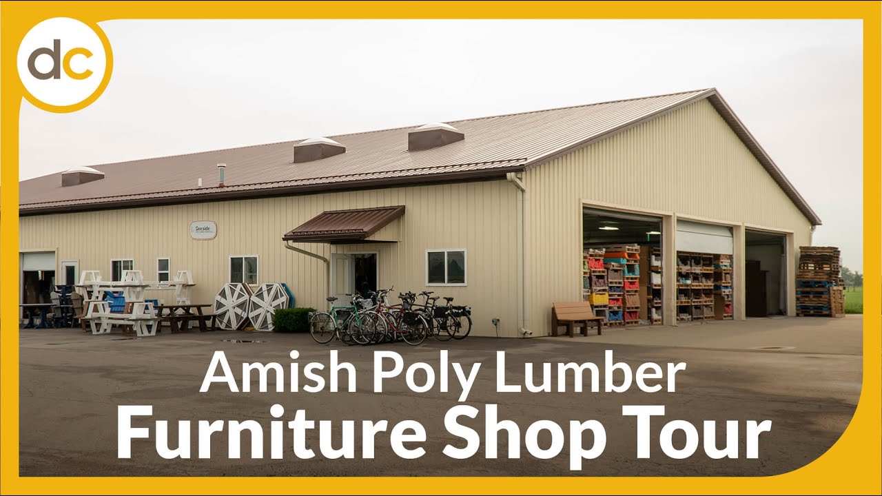 Amish Poly Furniture Shop Tour: DutchCrafters Poly Outdoor Furniture