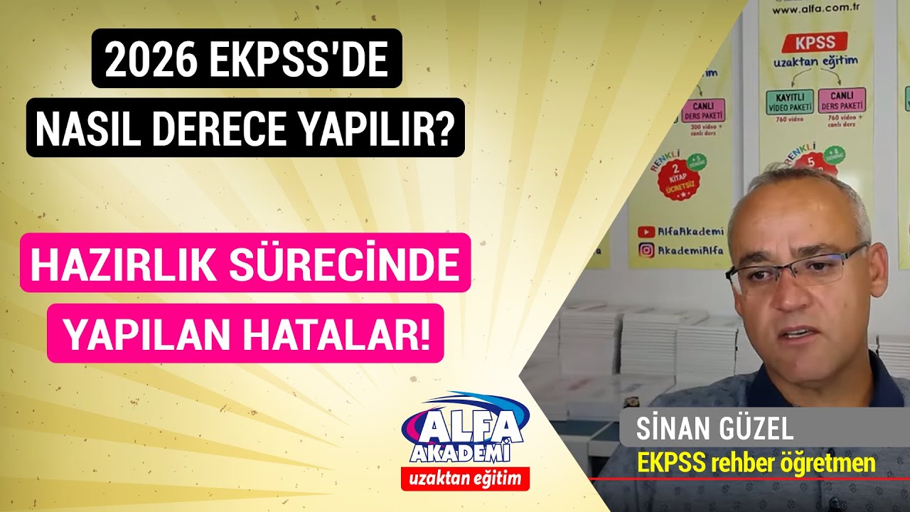 2026 EKPSS'de nasıl derece yapılır? Hazırlık sürecinde yapılan hatalar!