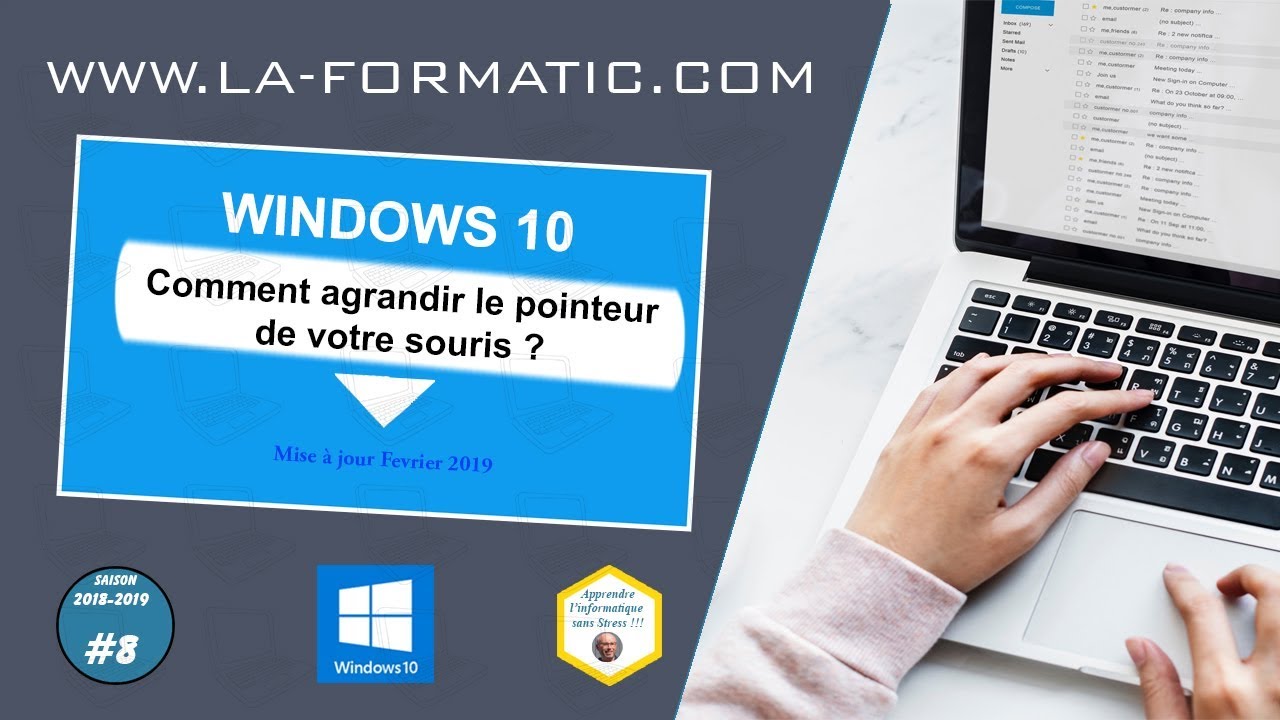 Comment agrandir le pointeur de votre souris ?
