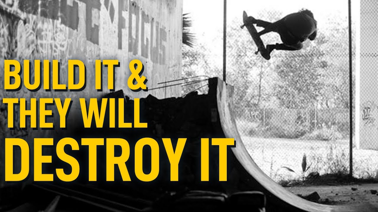 Struggling for DIY Skateparks