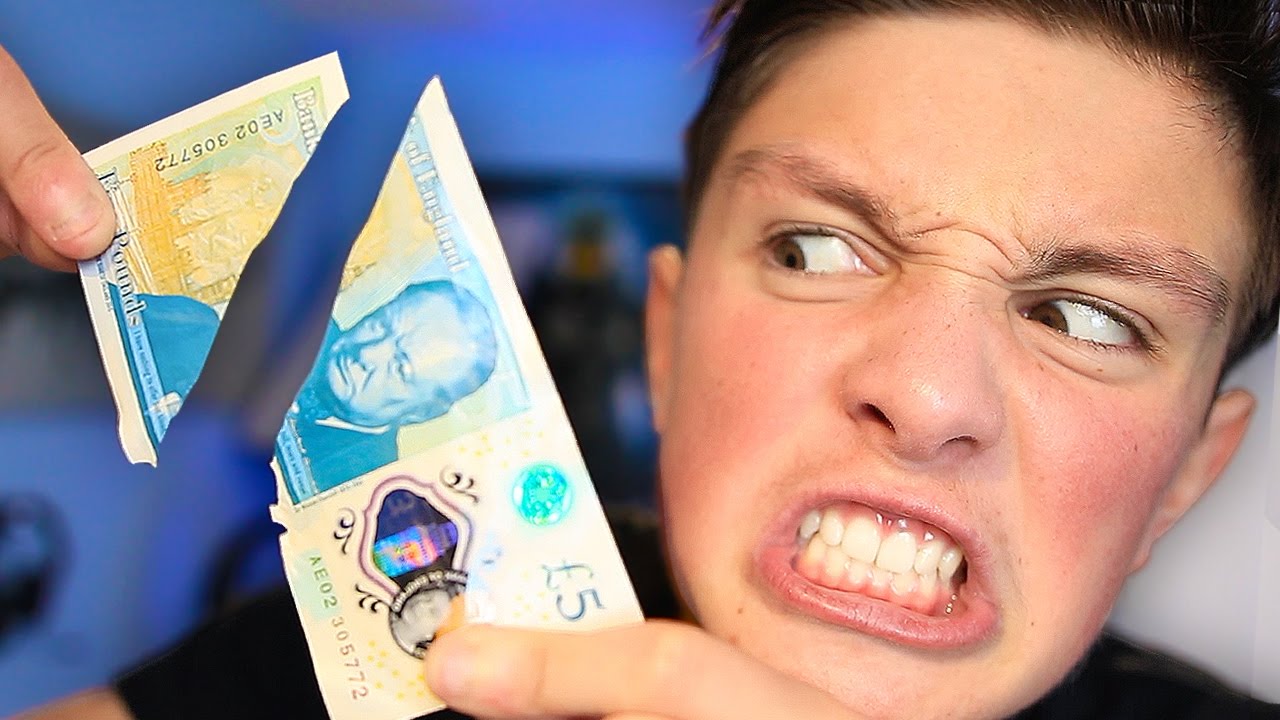 NEW UNRIPPABLE 5 POUND NOTE! 😱 (IMPOSSIBLE CHALLENGE)