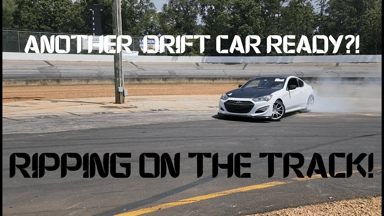 It is finally drifting, first track test!  Drift Genesis part 3