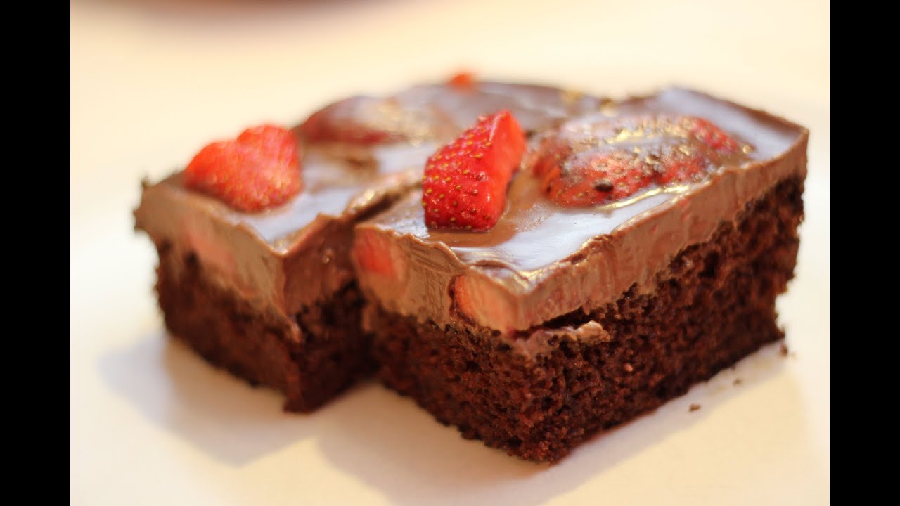 Čokoladne jagoda kocke - Chocolate strawberry cubes