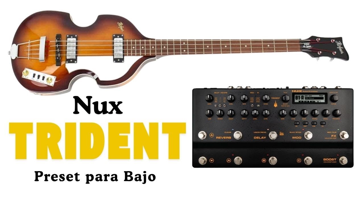 🔊 Probando la Nux Trident con mi bajo Hofner – ¿Puede con todo?
