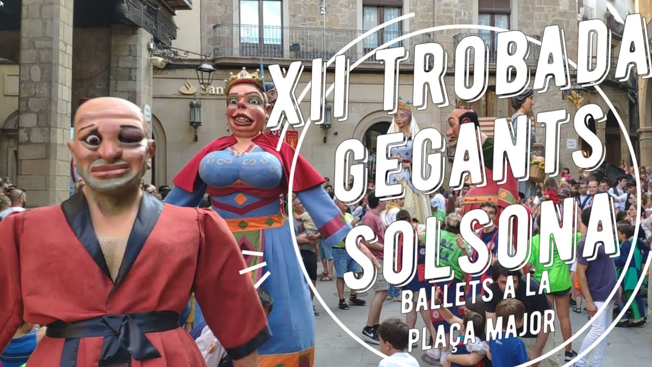 Gegants de Solsona -  Ballets XII trobada a la Plaça Major
