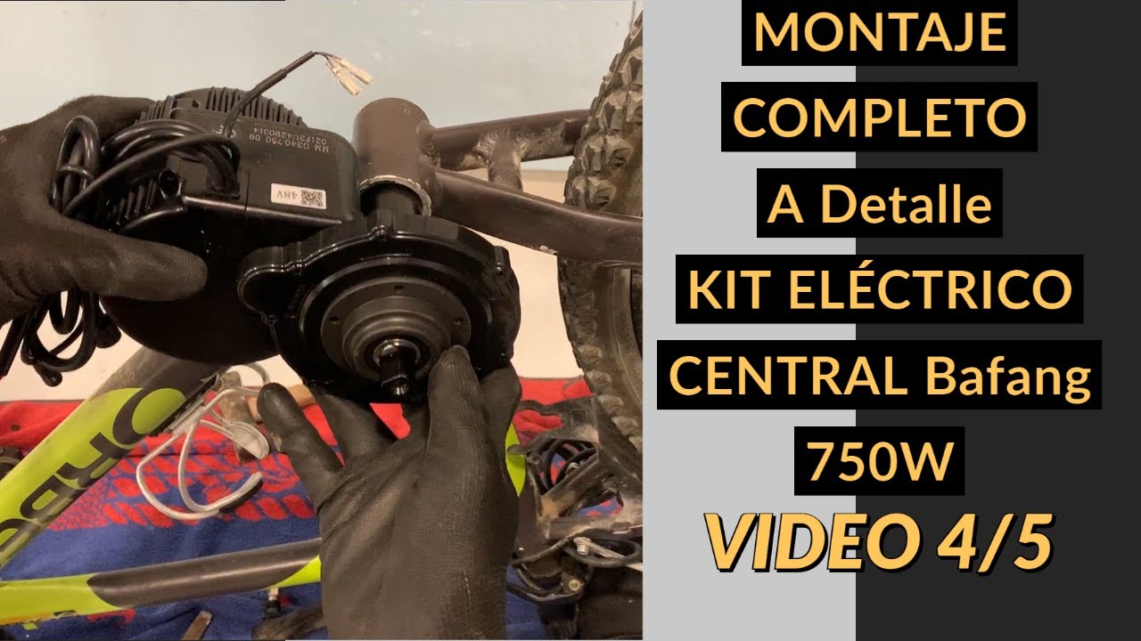 Instalación Completa y a Detalle del KIT ELÉCTRICO PARA BICICLETA CENTRAL BAFANG 750W (Parte 4/5)