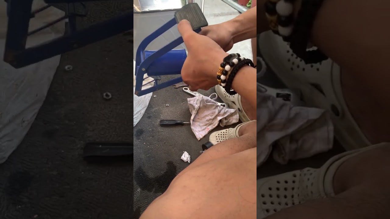 Foot air pump repair
