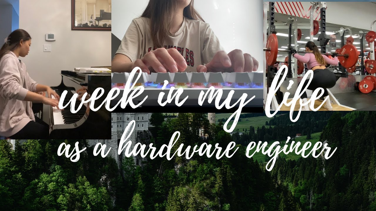 week in my life as a hardware engineer | balancing work, piano, fitness and friends