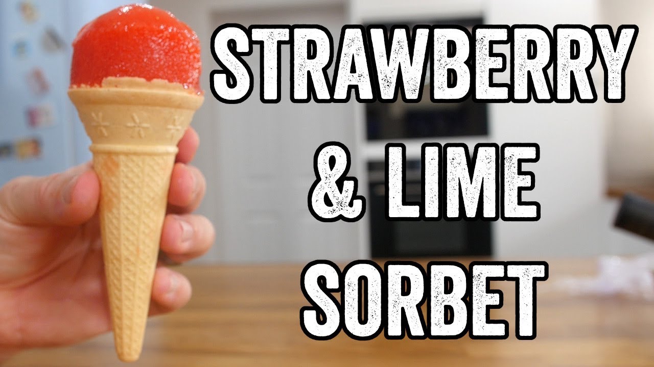 Strawberry & Lime Sorbet Recipe