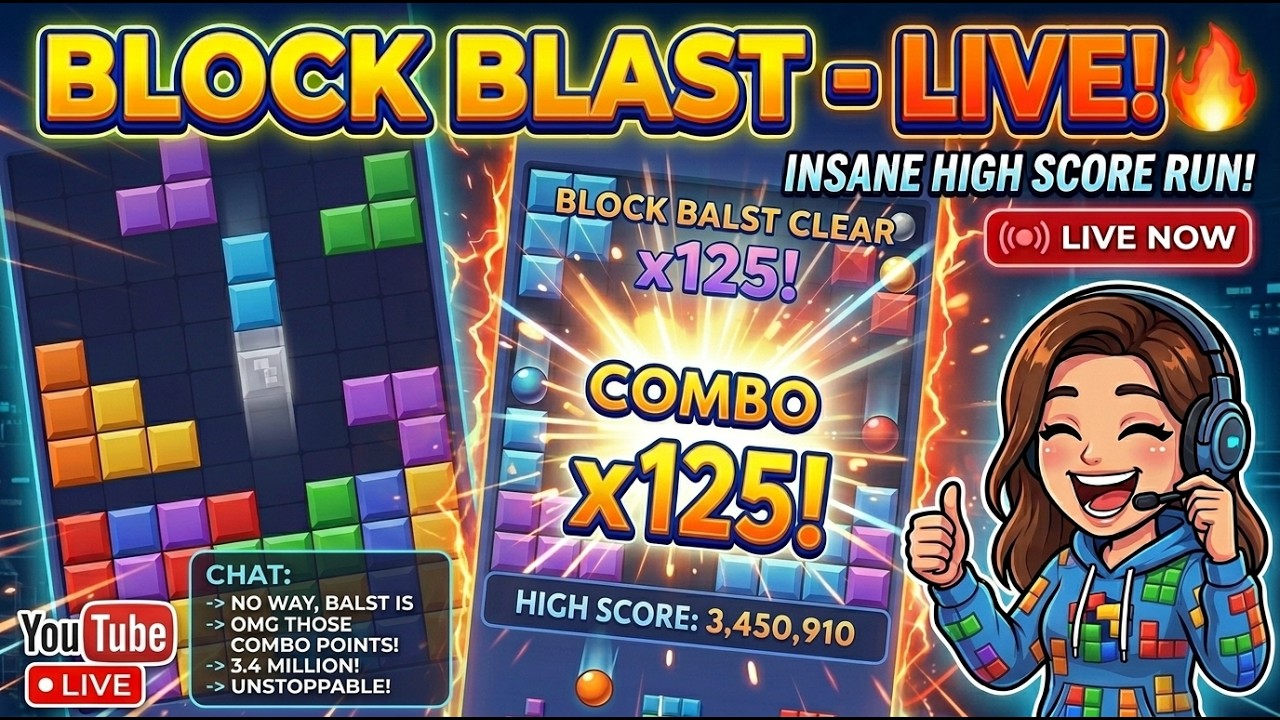 🔴Live Block Blast Go go go!!!