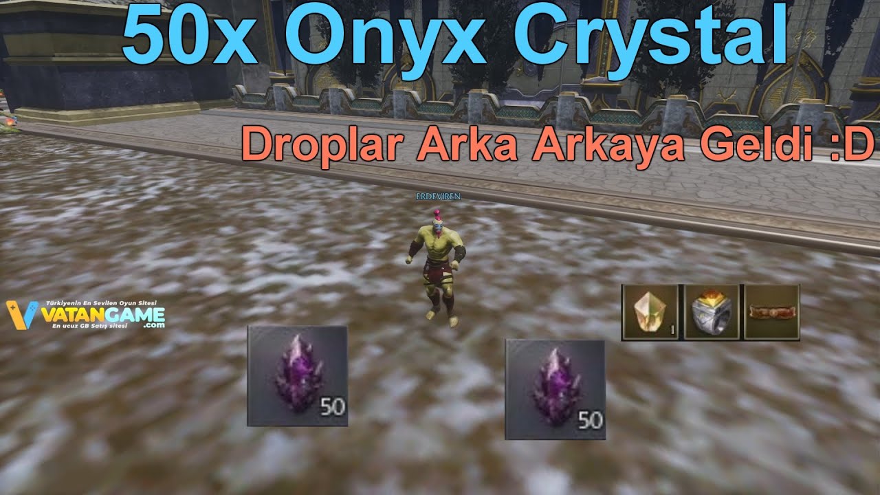 Droplar Arka Arkaya :D | 50x Onyx Crystal Kırıp Çıkanları Bir Güzel Bastım..! | Rise Online