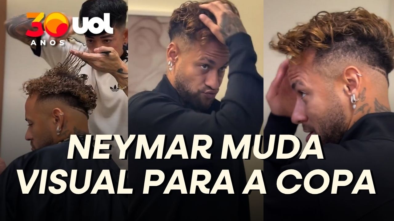 NEYMAR MUDA VISUAL PARA DISPUTAR A COPA DO MUNDO ENQUANTO SE RECUPERA DE LES&Atilde;O; VEJA V&Iacute;DEO
