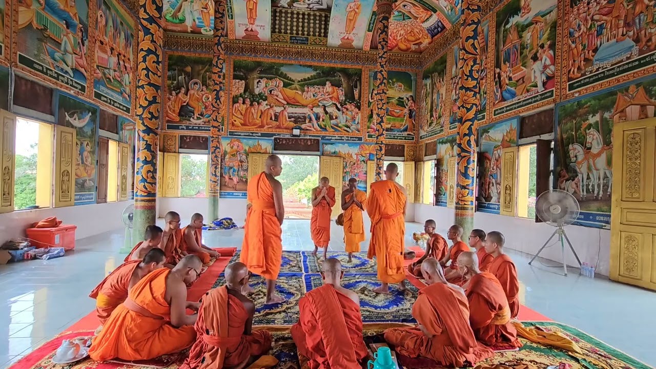 សូត្រញត្តិចតុត្ថកម្មវាចាឱ្យទៅជាភិក្ខុភាវ: នៅវត្តរោងគោ ព្រហស្បតិ៍១៥កើត/អាសាឍ/ម្សាញ់ សប្តស័ក ព.ស២៥៦៩