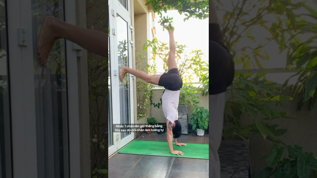 C&aacute;ch Tập Trồng Chuối, Handstand Nhanh Tại Nh&agrave; #shorts #yoga