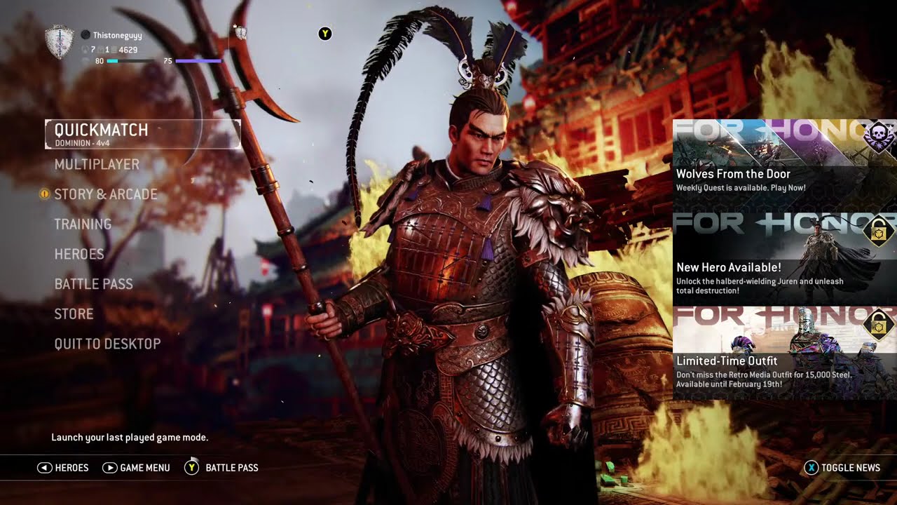 Plalying For Honor With Viewers?