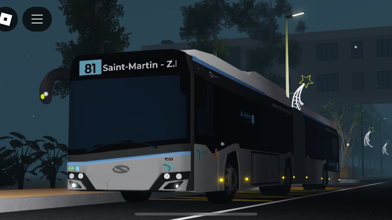 (Roblox) timelapse Ligne 81 Tourville transport simulateur