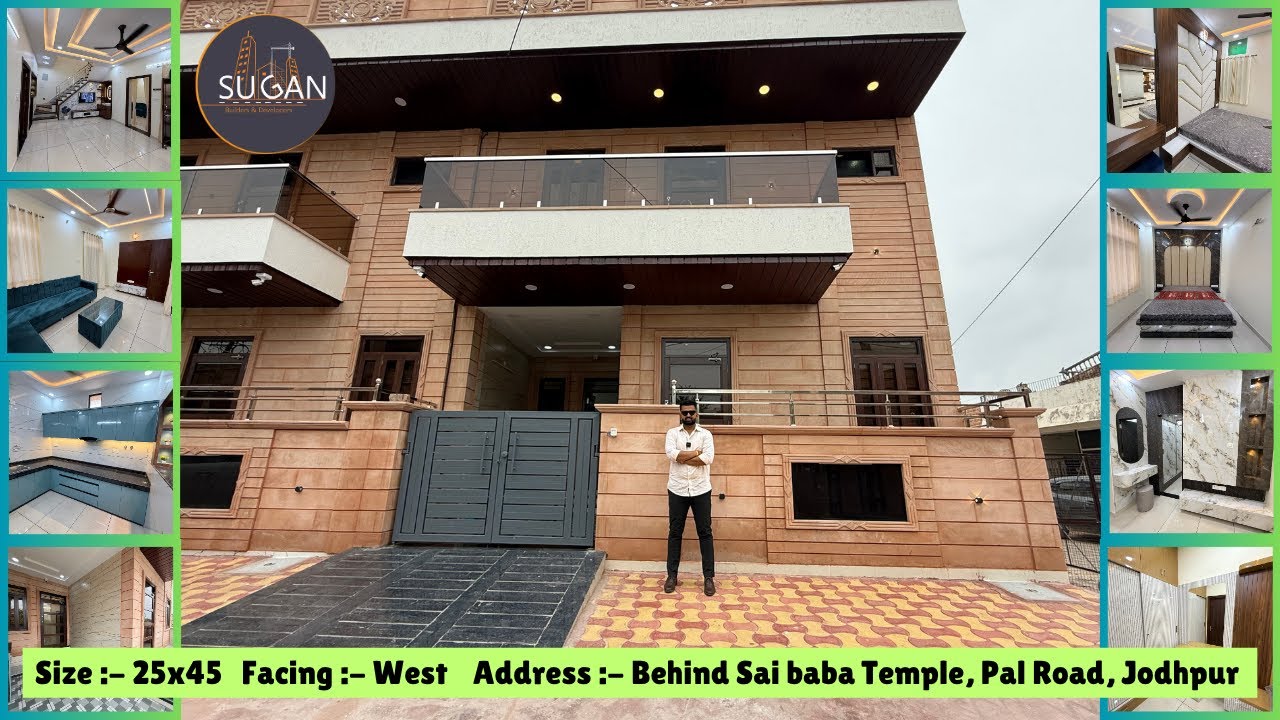 Corner 25x45 Dream House Want to Live in it? Watch This Tour | @suganbuilders | 8696-804-804