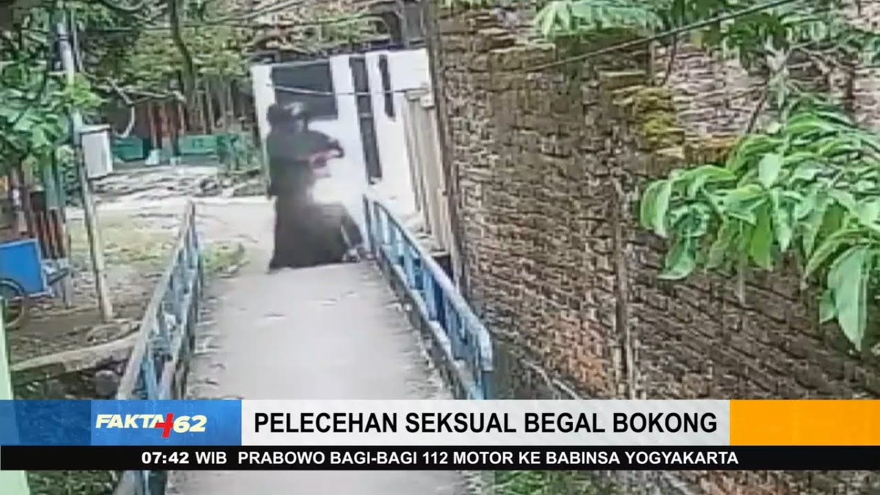Aksi Pelecehan Seksual Begal Bokong Terekam CCTV - FAKTA+62
