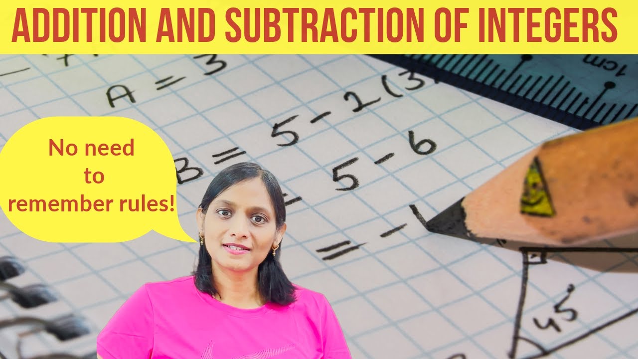 How to Add and Subtract Positive and Negative Integers | What are Integers | Number Line | Examples