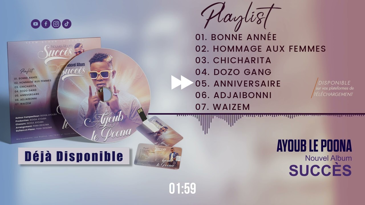Ayoub Le Poona Anniversaire (Album Succès)
