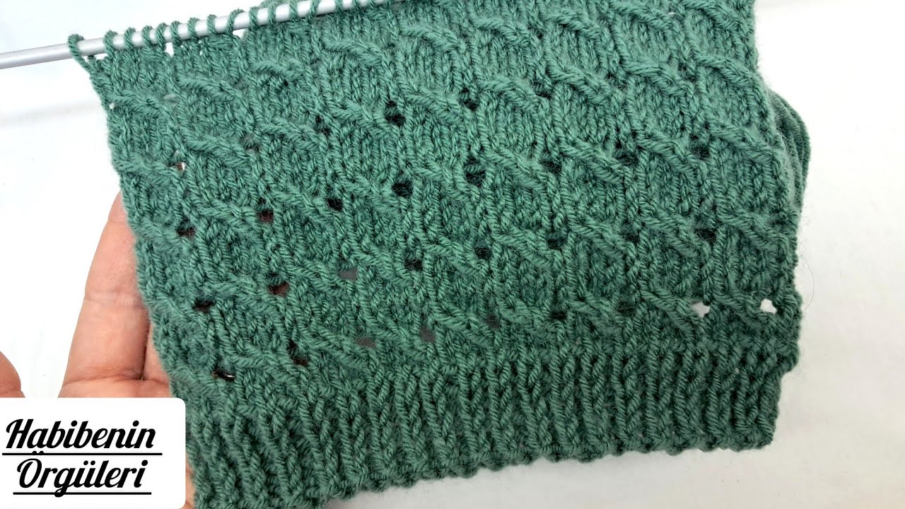 Woww✅️İki Şiş Kolay Örgü Modeli. YELEK HIRKA BATTANİYE  Modeli #ikişişörgüleri #ikişiş #knitting