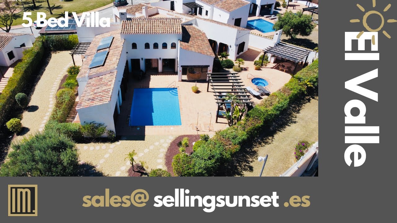 Selling Sunset Spain - 5 Bedroom, 4 Bathroom Luxury Villa - El Valle Golf Resort - 625,000euros