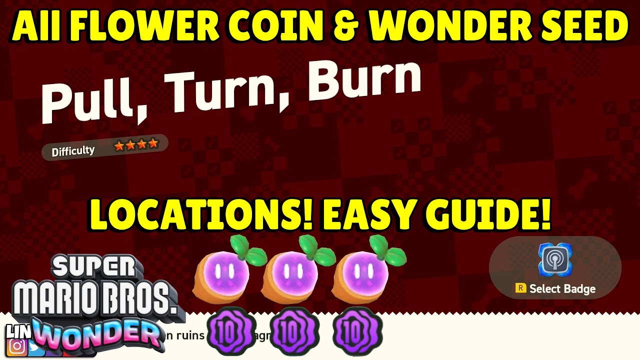 Mario Wonder | Pull Turn Burn Guide | Deep Magma Bog