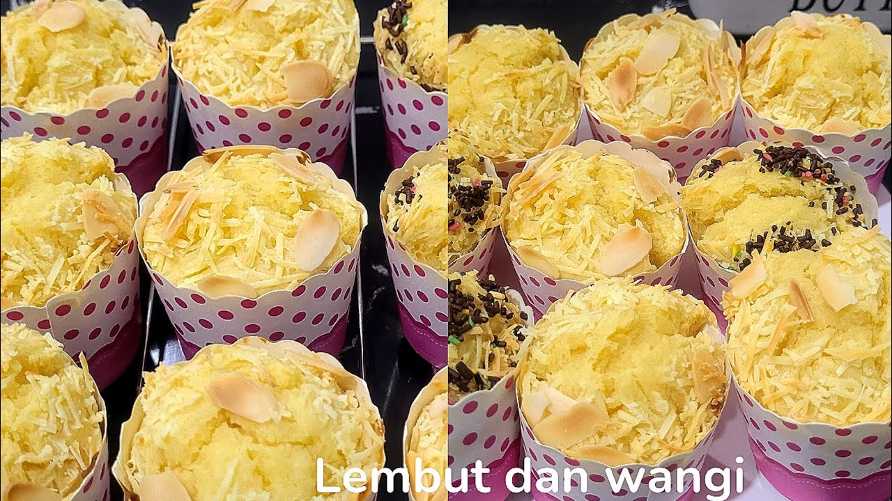 dari tape singkong bisa jadi seenak dan selembut ini || MUFFIN TAPE KEJU !!!