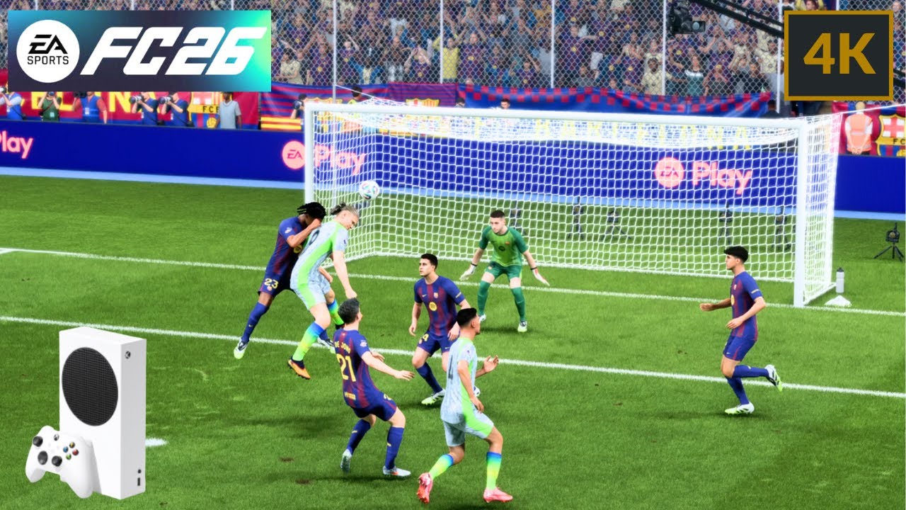 EA FC 26 - Barcelona vs Manchester City - Xbox Series S Gameplay (4K)