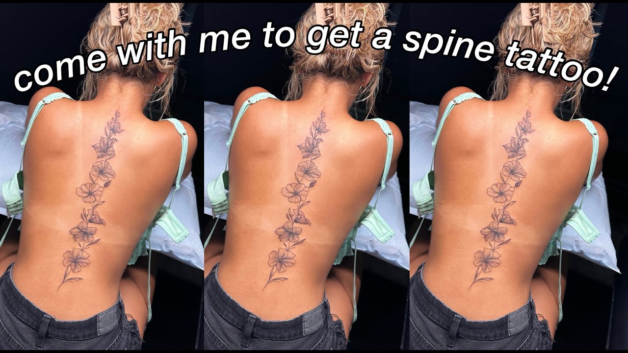 COME WITH ME TO GET A SPINE TATTOO!