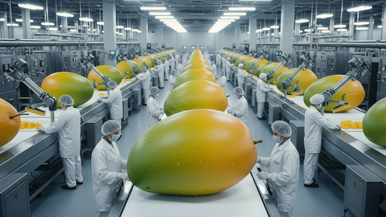 Inside a Modern Mango Processing Plant From Farm to Ready Slices (Full Process)