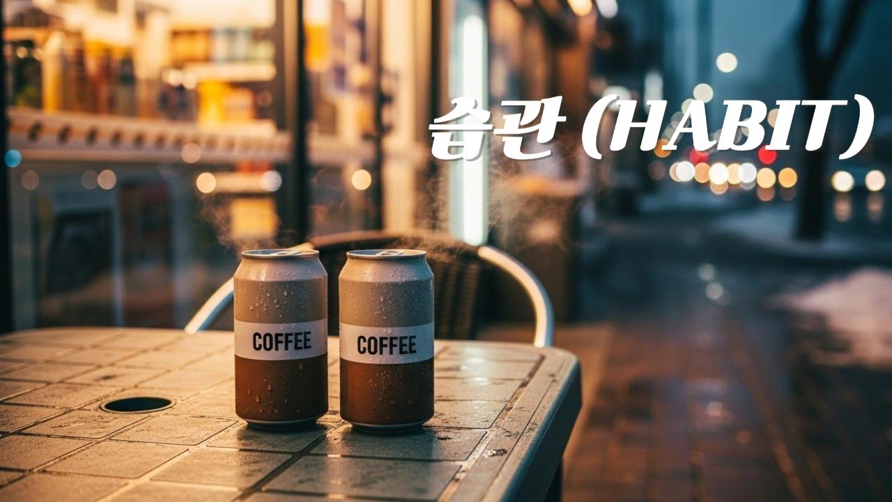 습관 (Habit) - 편의점에서 나도 모르게 음료수를 두 개 집어 들었을 때 | 감성 Rock Ballad