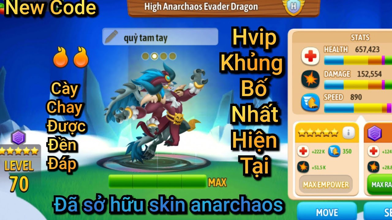 Đã có skin thứ 3 anarchaos | DRAGON CITY #dragoncity #games #viralvideo 