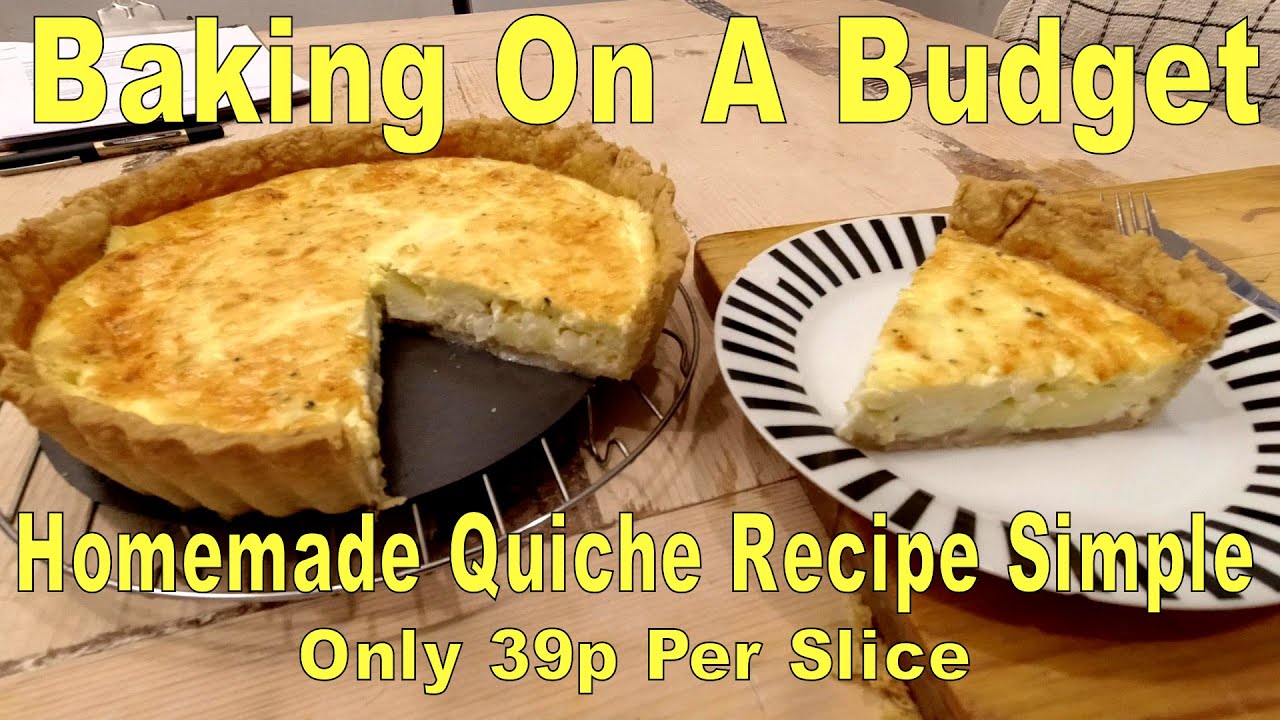 Homemade Quiche Recipe Simple (and only 39p per slice)