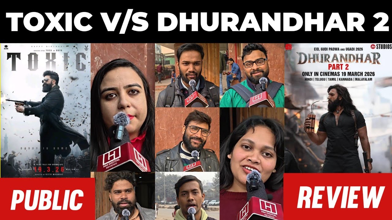Toxic Teaser Public Review & Reaction | Yash 🔥 | Toxic V/S Dhurandhar 2 | Ranveer Singh V/S Yash