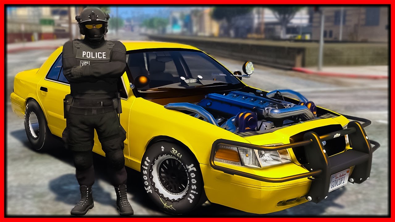 GTA 5 Roleplay - Fake Drag Cop Car Trolling Cops | RedlineRP