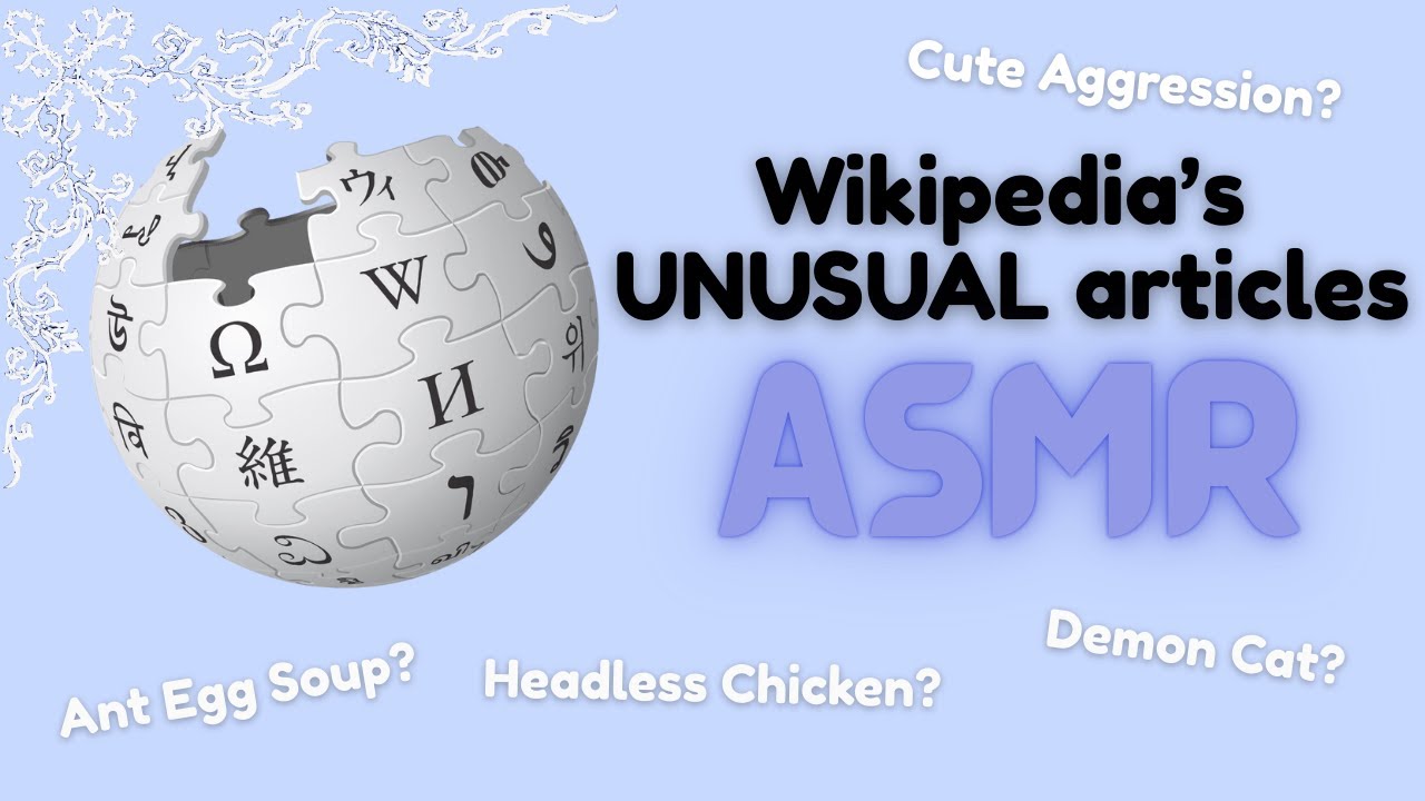 Reading Wikipedia's Unusual Articles ASMR 🌐 | 1 hr of clicky whispers