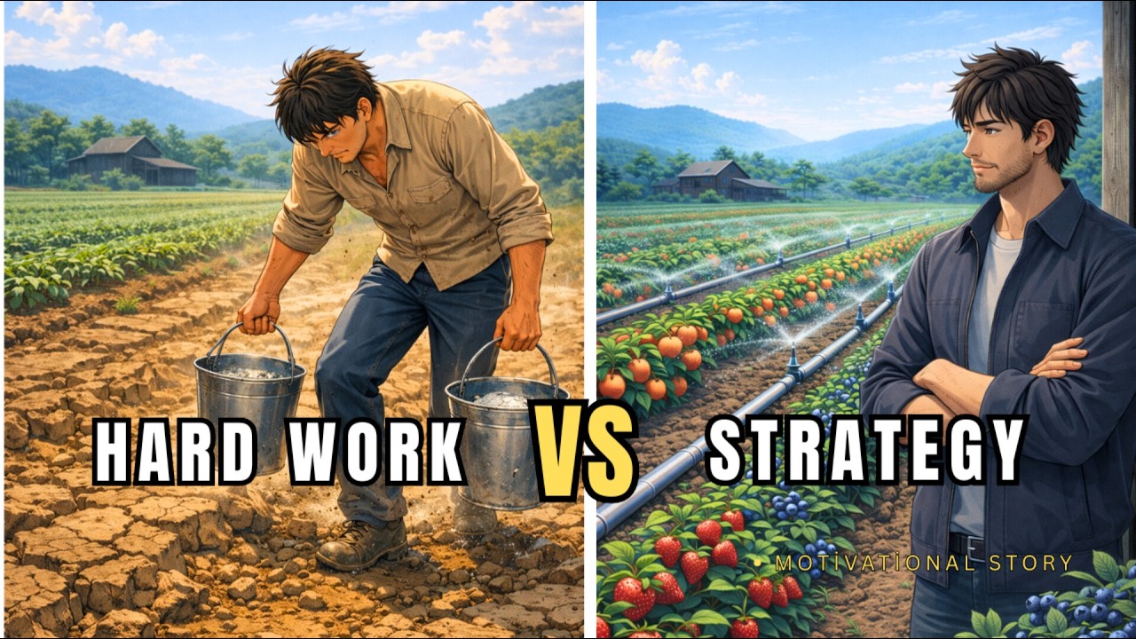 Hard Work vs Strategy | A Story That Will Change How You Work | Learn English Through Story