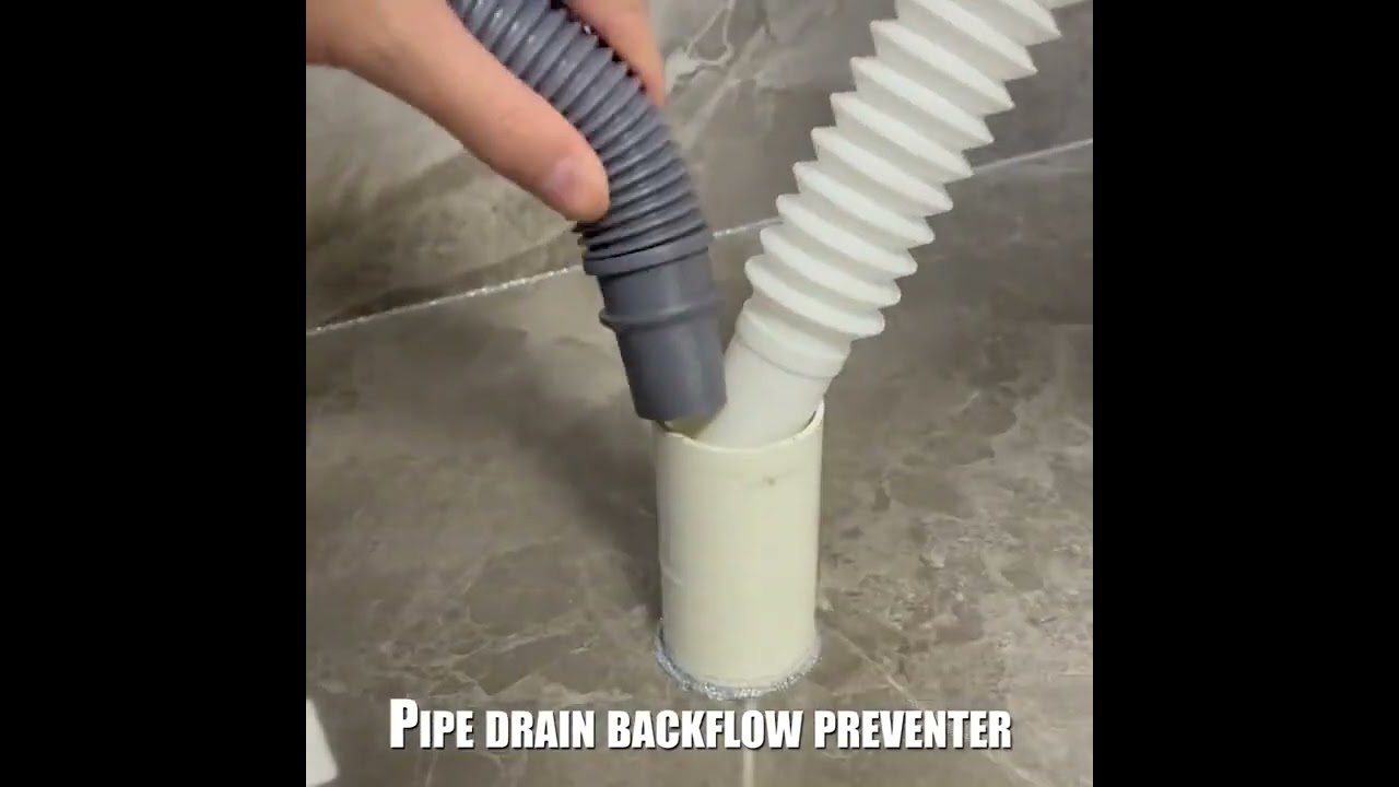 Washing Machine Drain Pipe 3-Way Interface Downpipe