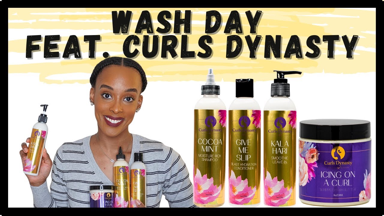 WASH DAY ft. CURLS DYNASTY: Wash Day Routine Natural Hair | Kia Rene