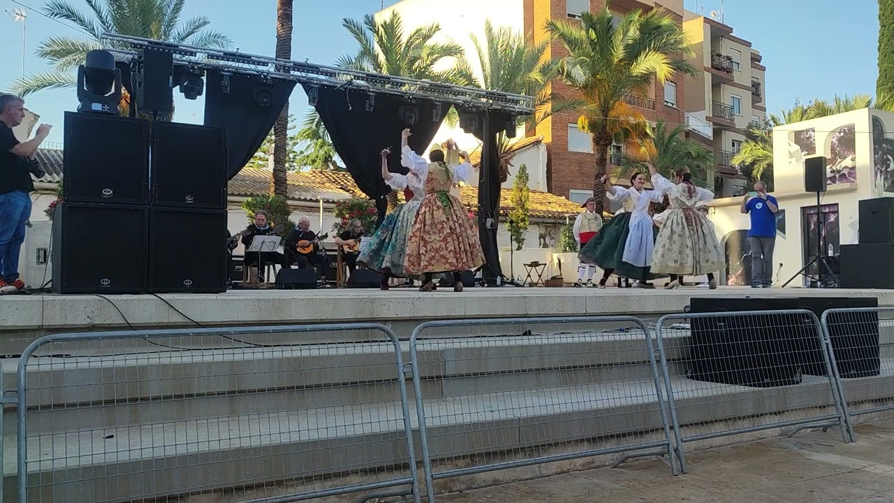 Festival de Folklore a Picanya 08/07/2023 - Actuación del grupo Vamos de Ronda Navajas (Castellón)